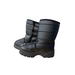 WSF SNOW BOOTS Mens Black Water Resistant Great for Winter Size 7